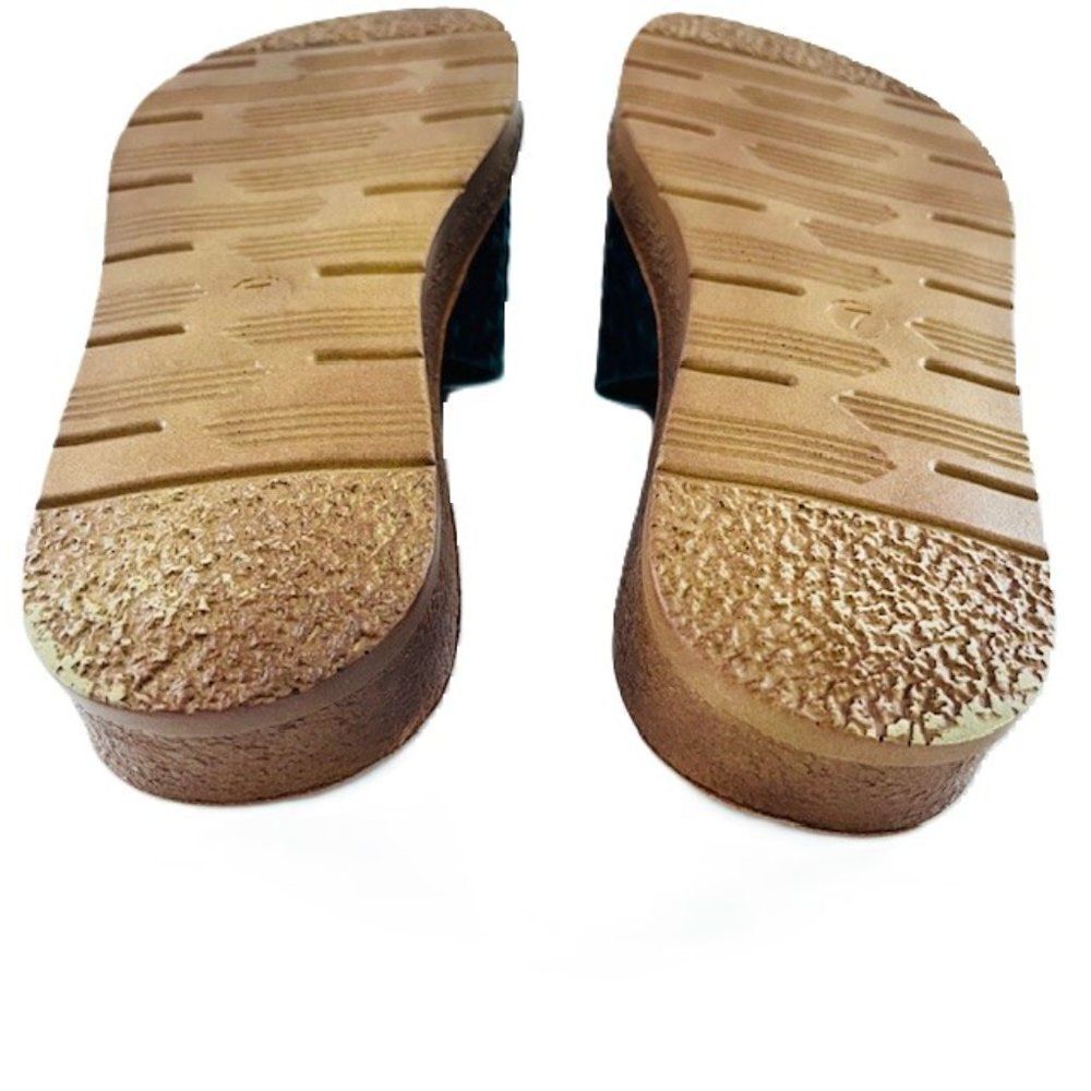 Wanted Holland Black Woven Sandals Slides Womens Size 7M - Picture 6 of 7
